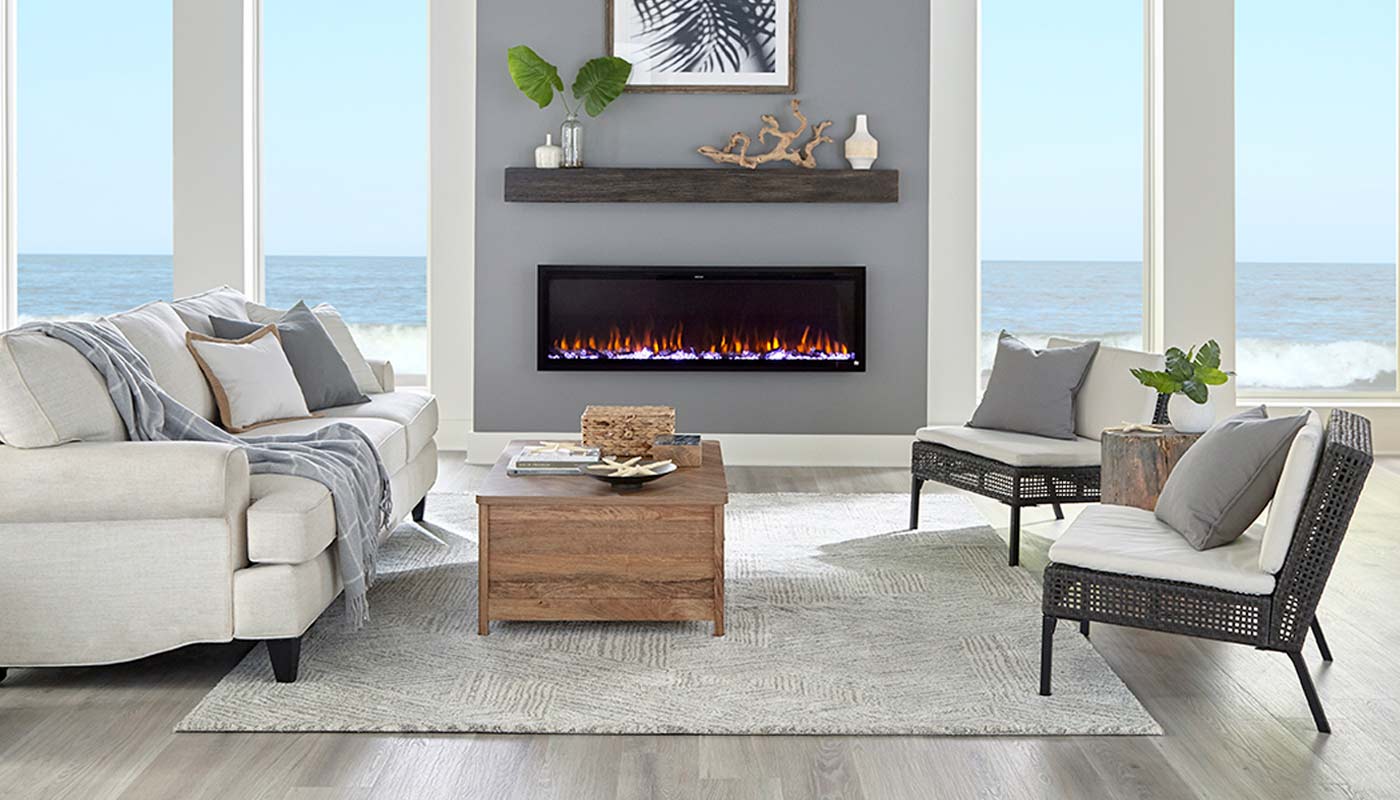 Touchstone Sideline Elite Smart Electric Fireplace Collection