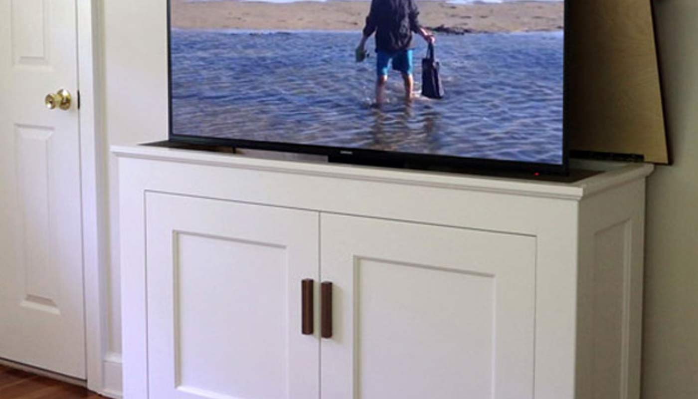 Jon Peters Touchstone DIY TV Lift cabinet