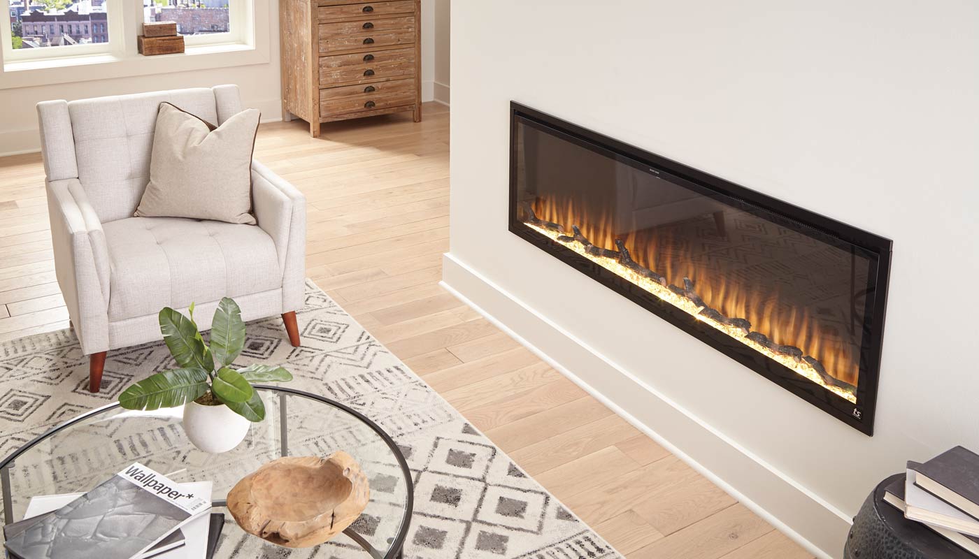 Touchstone Recessed In-Wall Electric Fireplace Collection