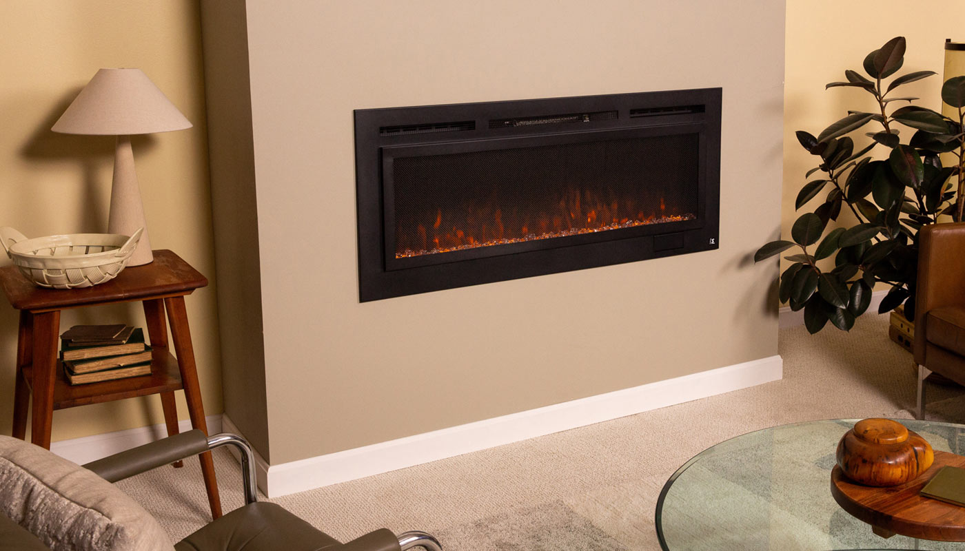 Save with refurbished and open box Touchstone Electric Fireplaces