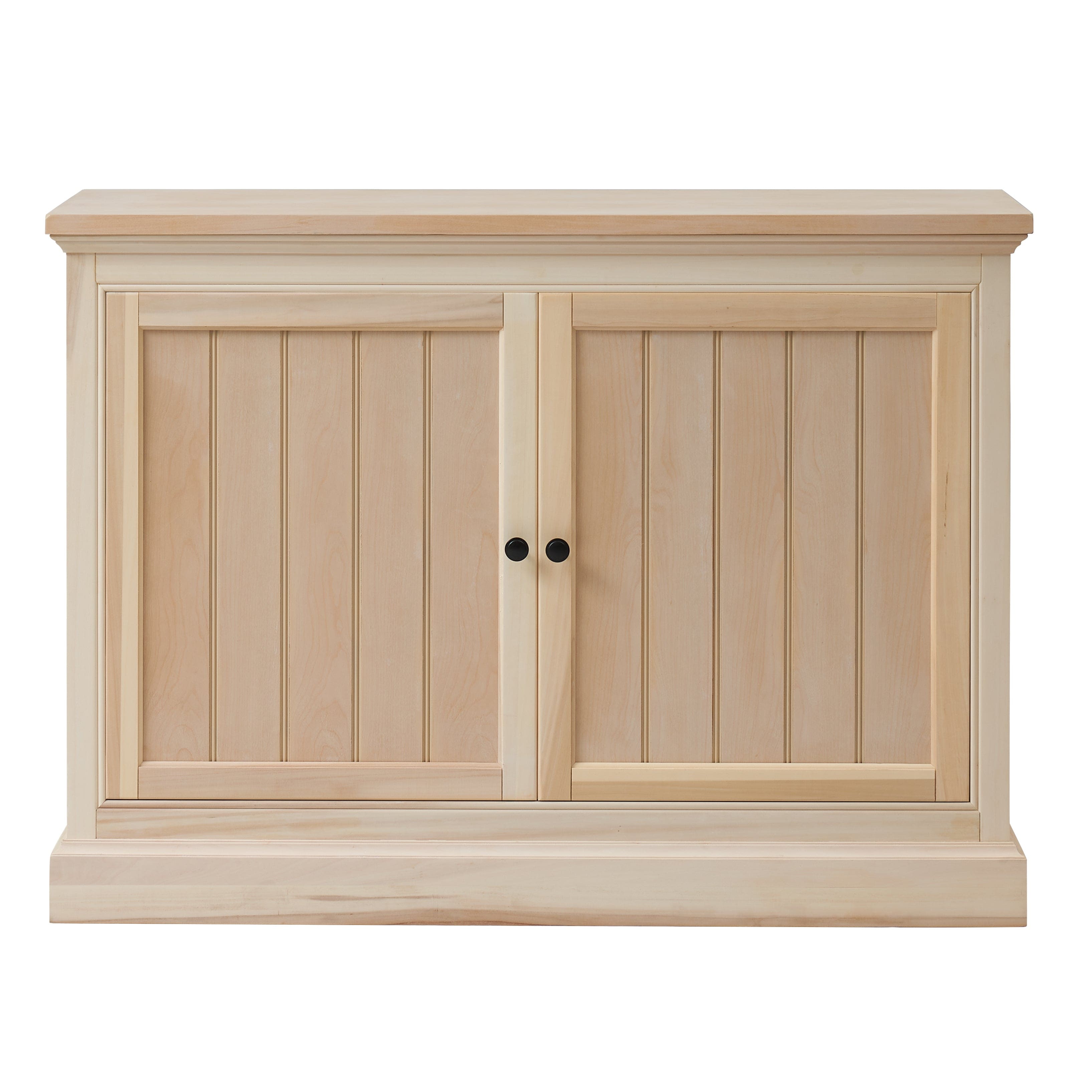 Touchstone Shoreline Unfinished TV Lift Cabinet 72017 closed front view