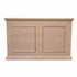 Grand Elevate 74009 Unfinished TV Lift Cabinet for 65 inch Flat screen TVs from the back.