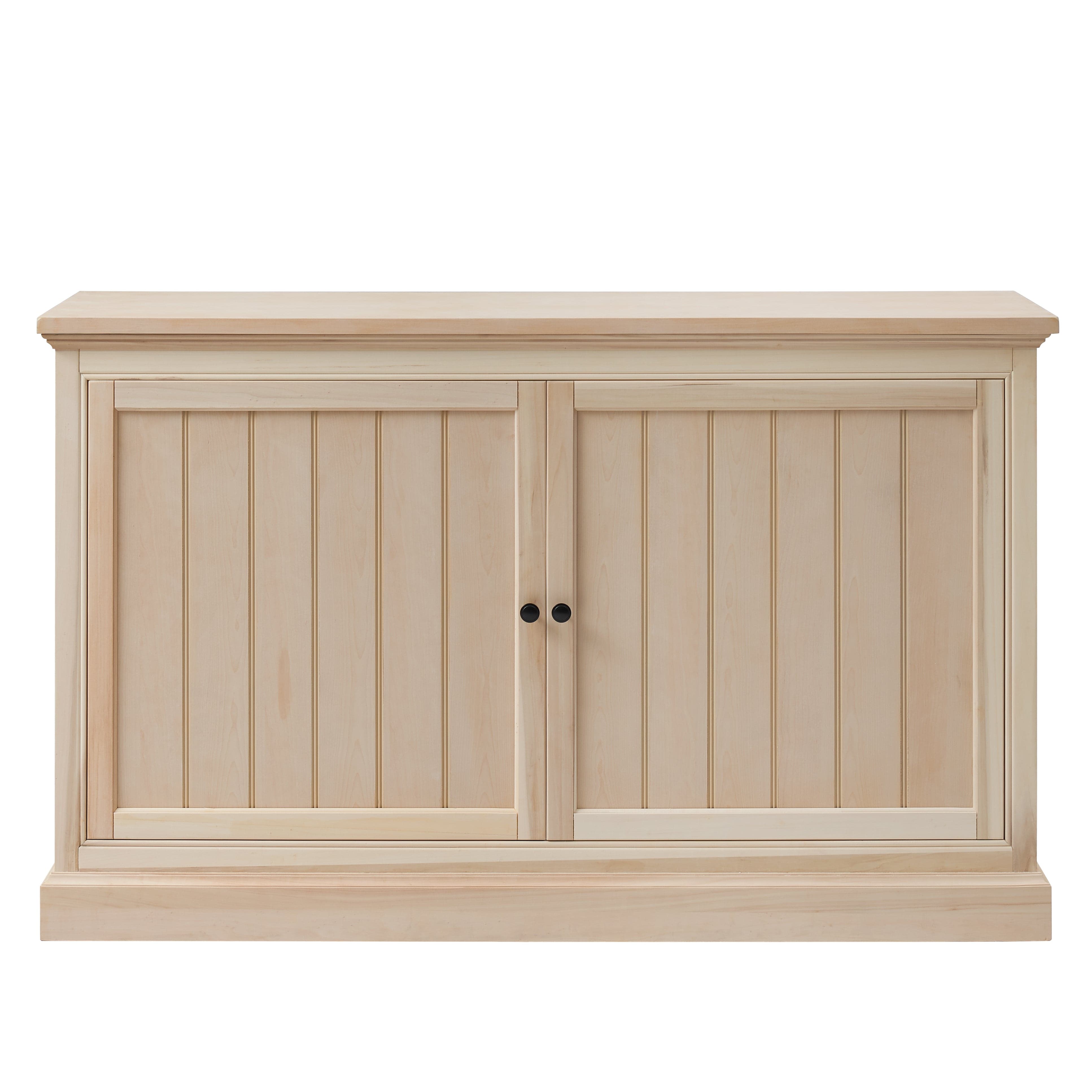 Touchstone Shoreline Unfinished TV Lift Cabinet 74011 front view closed