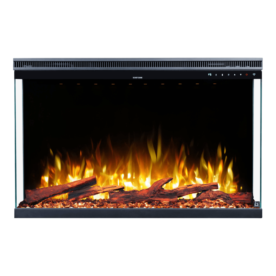 Touchstone Forte Infinity 40 inch orange flames on white