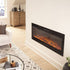 The Sideline 50 Inch Recessed Smart Electric Fireplace 80004 room setting