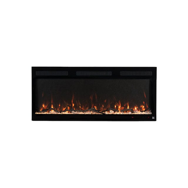 Sideline Fury 46 Inch Electric Fireplace on white