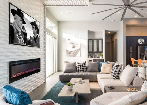 Sideline 100 100 inch wide Electric Fireplace