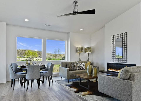 Touchstone Sideline Elite 60 Electric Fireplace in Tandem Ridge Townhomes