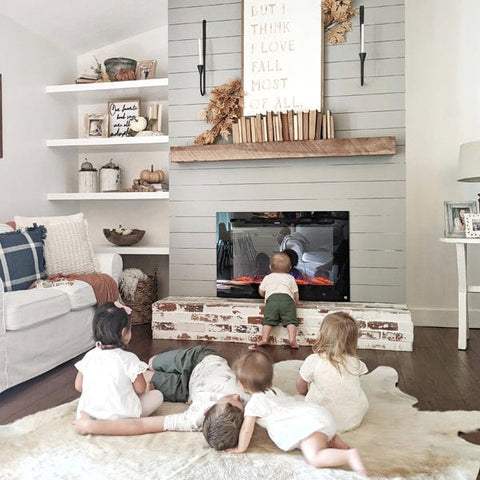 Cool to the touch Touchstone Forte Electric Fireplace