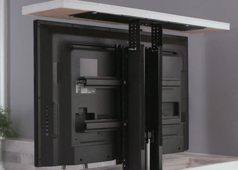 Touchstone Whisper Lift TV lift back view with top lid