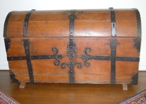 Whisper Lift TV Lift in a repurposed chest.