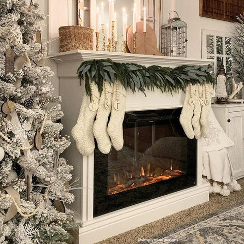 Touchstone Sideline Forte with flocked Christmas tree decor photo credit @shanna_athome