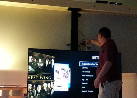 Whisper Lift TV Lift dropdown installation
