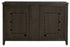 	The Claymont 70063 TV Lift Cabinet for 65 inch Flat screen TVs from the back.