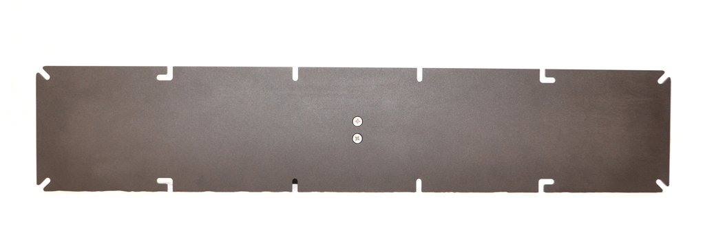 Flat Top Lid Mount 25092 for Touchstone TV Lift Mechanisms, Black top view.