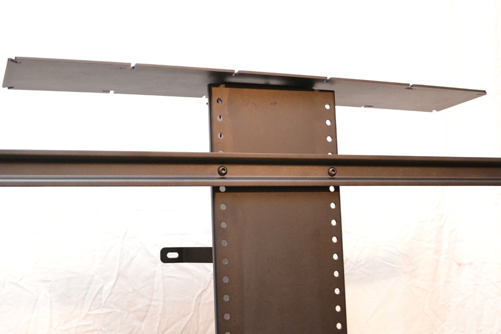 	Flat Top Lid Mount 25092 for Touchstone TV Lift Mechanisms, Black from underneath.