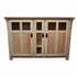 The Bungalow 70162 Unfinished TV Lift Cabinet for 60" Flat screen TVs shown closed. 