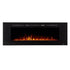 Sideline 60 80011  Recessed Electric Fireplace with orange flames.