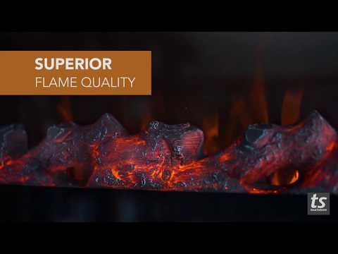 The Sideline 72 Inch Recessed Smart Electric Fireplace 80015 installation video