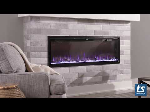 Watch the Touchstone Sideline Elite Electric Fireplace in action
