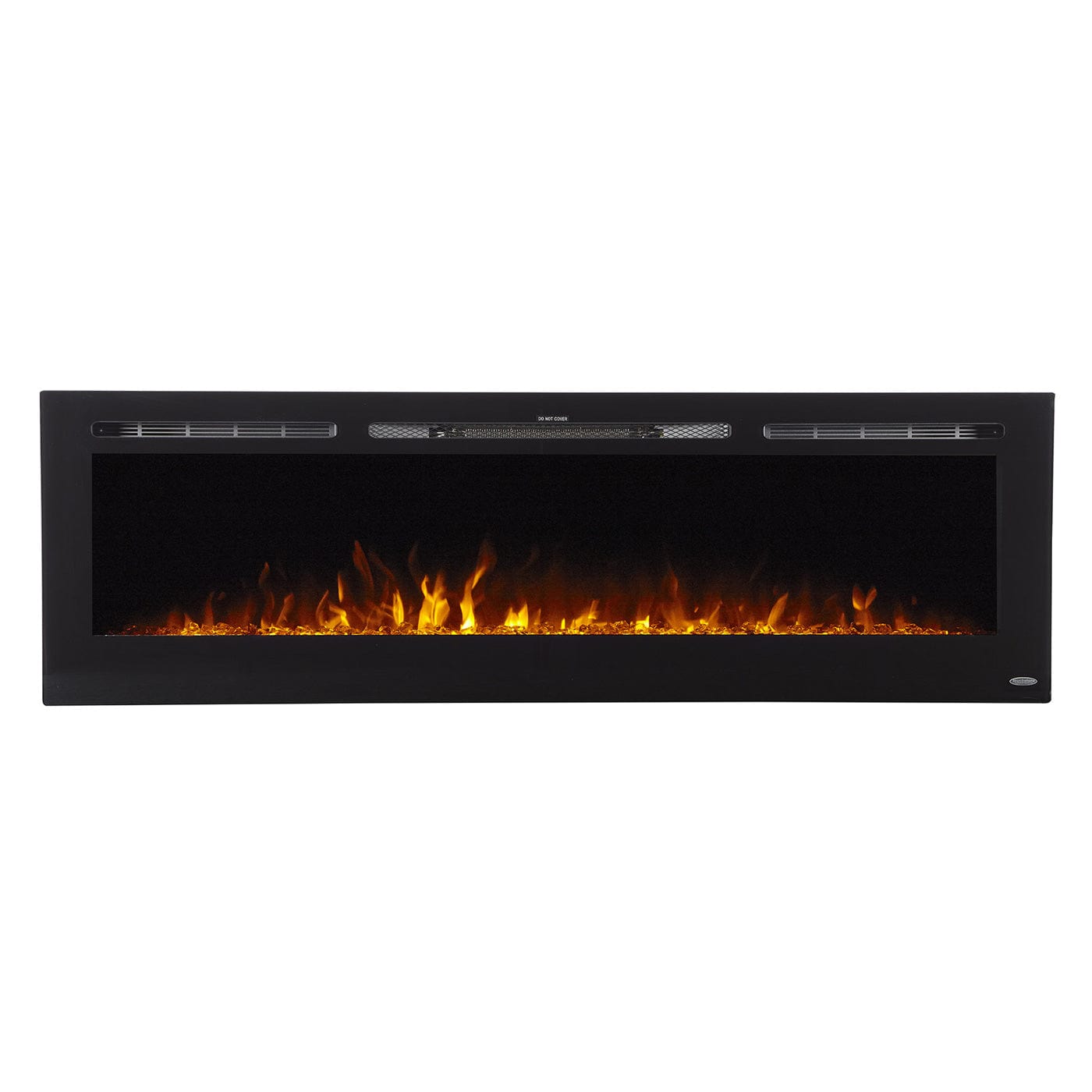 Touchstone Sideline 72 Electric Fireplace 80015 from the front.