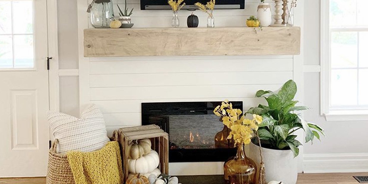 Fall decorating with the Touchstone Sideline 36, photo credit @houseofus