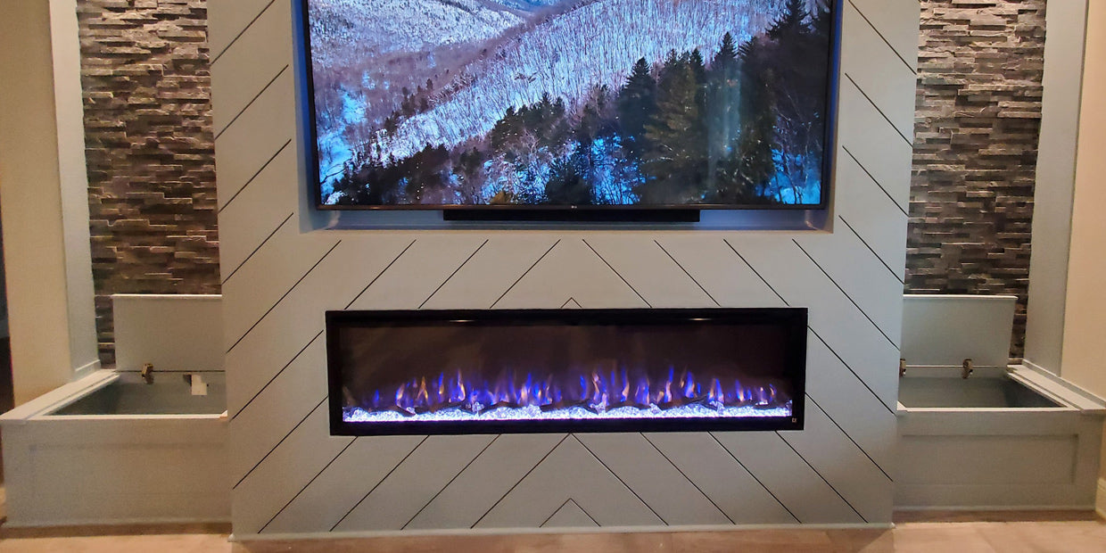 Touchstone Sideline Elite 72 Electric Fireplace by McKinnon Building Services