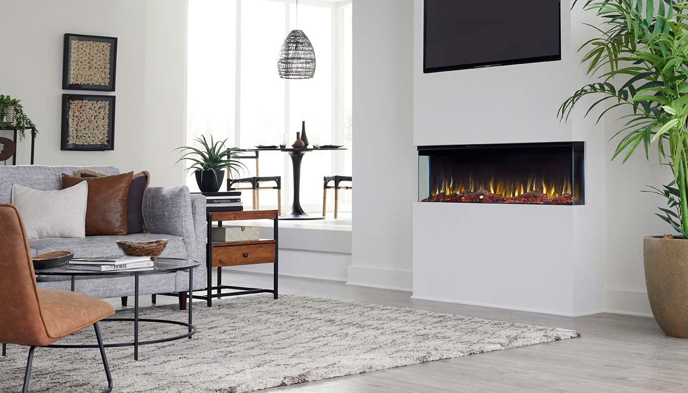 Three Sided Fireplace Gas Multisided & See Thru Marsh's Fireplace