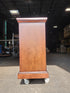 Showroom Unit - Elevate 72009 Honey Oak TV Lift Cabinet from the side.
