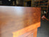 Showroom Unit - Elevate 72009 Honey Oak TV Lift Cabinet opened from the back.