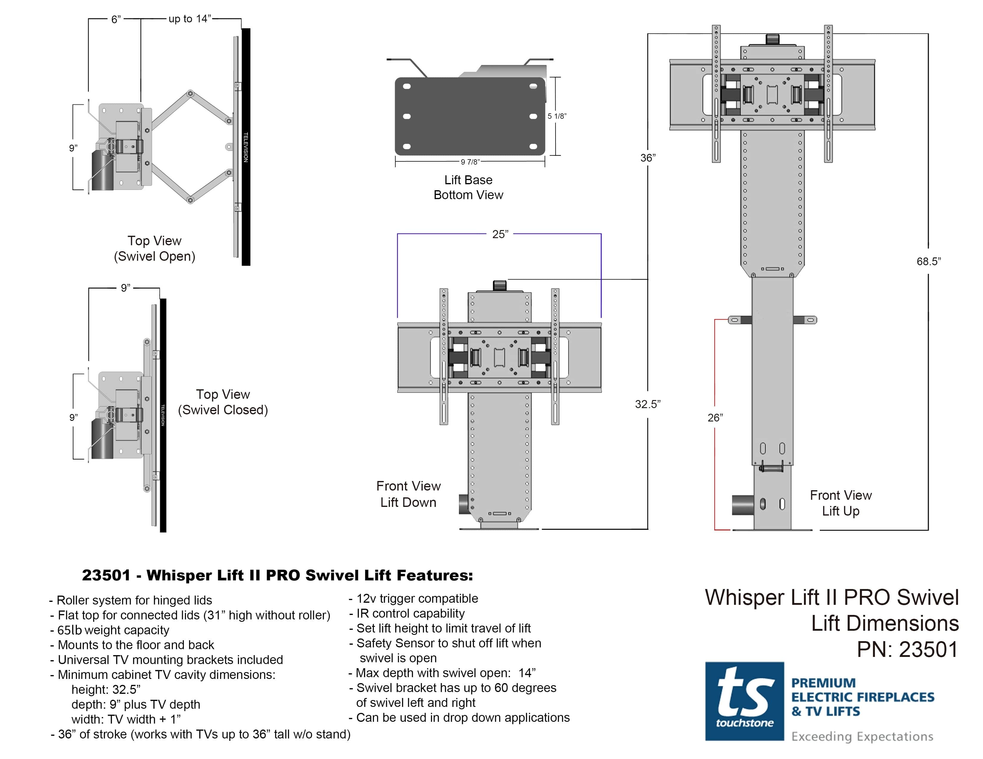 touchstone-whisper-lift-23501-dimesnsional-drawing
