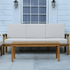 Touchstone Solena Teak Sofa lifestyle image