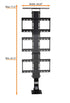 SRV 33900 Pro TV Lift Mechanism measurements.