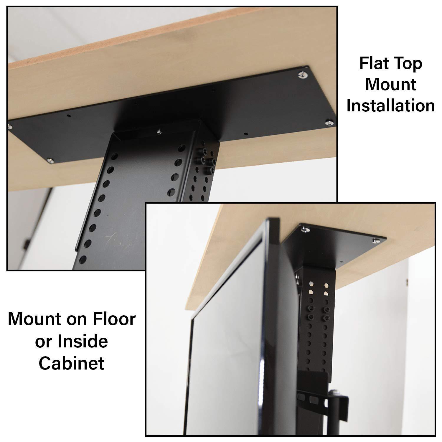 SRV 33900 Pro TV Lift Mechanism mounting types.