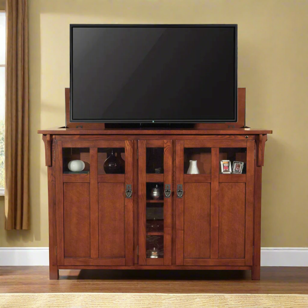 Touchstone 70062 Bungalow TV Lift Cabinet for TVs Up To 60 Inches Touchstone 70062 Bungalow TV Lift Cabinet for TVs Up To 60 Inches