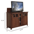 Touchstone 70062 cabinet dimensions graphic
