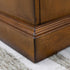 Touchstone Elevate 72009 TV Lift detail shot of the bottom corner of the cabinet. 