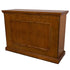 Touchstone Elevate 72009 TV Lift Cabinet in Honey Oak wood finish pictured from an angle. 