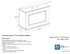 Touchstone Elevate 72015 Smart TV Lift Cabinet in White Finish dimensions and specifications.