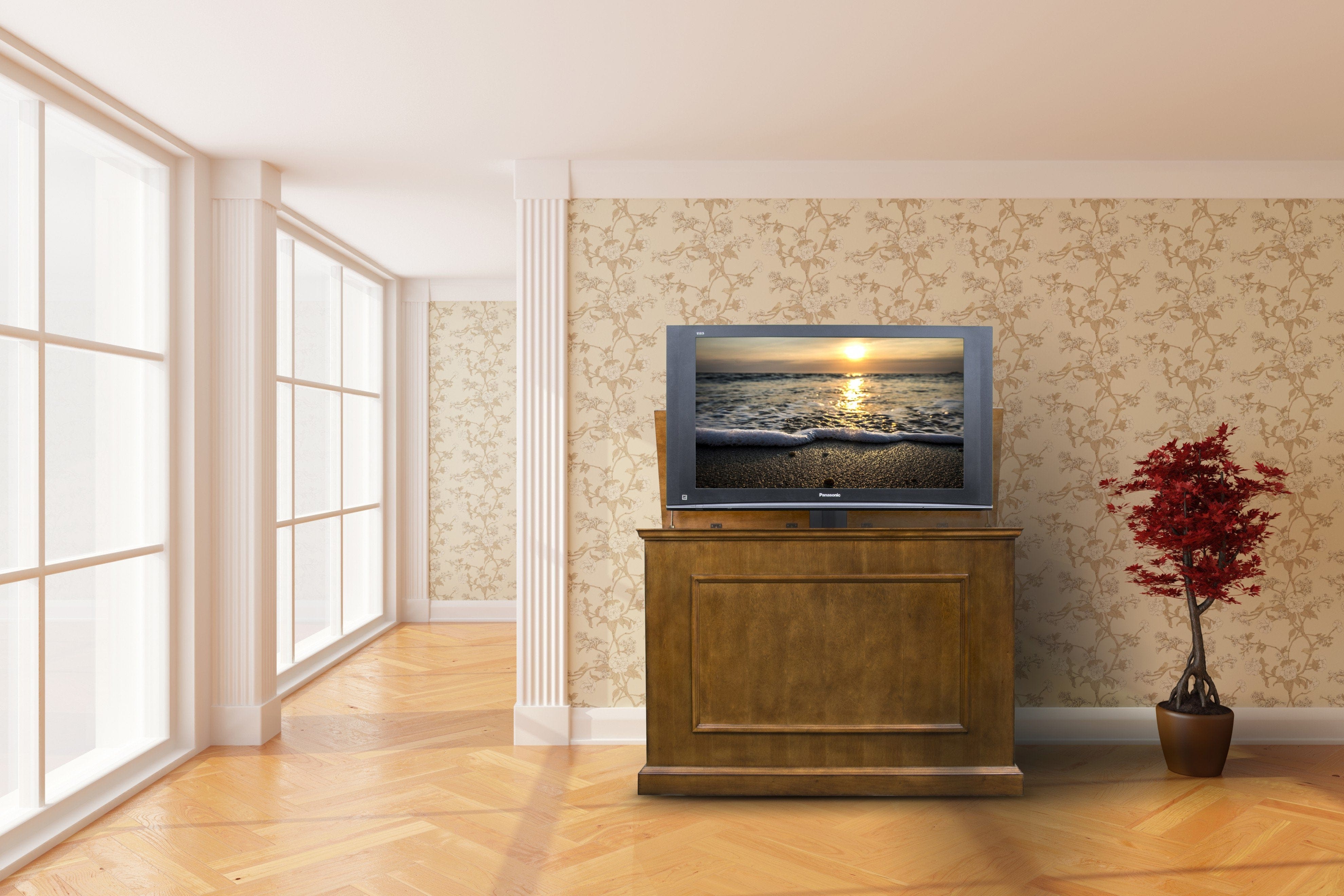 Elevate 72009 Honey Oak TV Lift Cabinet - Touchstone Home Products, Inc.
