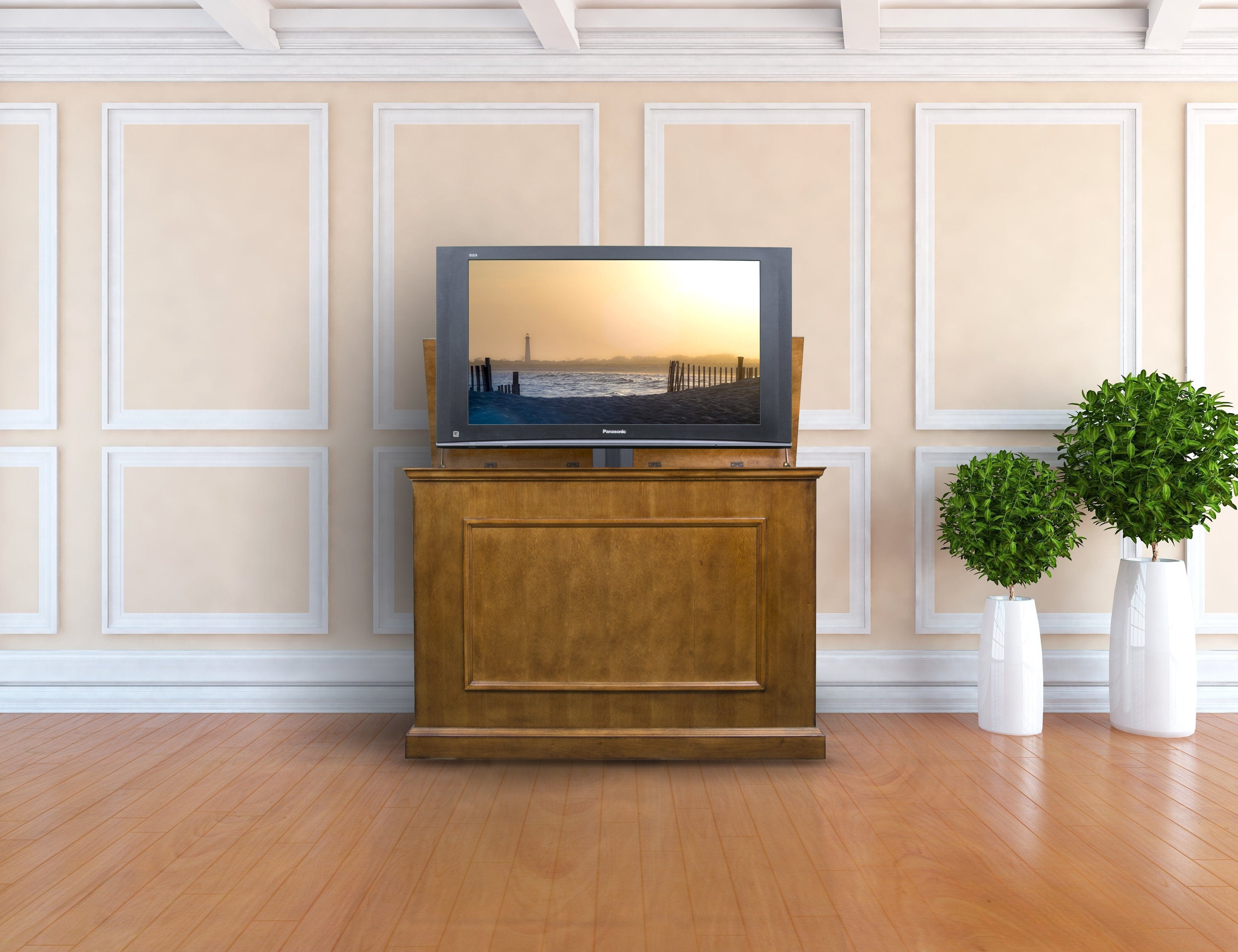 Elevate 72009 Honey Oak TV Lift Cabinet  Touchstone Home Products, Inc.