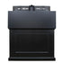 Showroom Model Elevate 72011 Black TV Lift Cabinet back view - Touchstone Home Products, Inc.