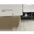 Touchstone 72013 White Elevate Mission Smart TV Lift Cabinet open box unit photographed in the warehouse.
