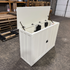 Touchstone 72013 White Elevate Mission Smart TV Lift Cabinet open box unit photographed in the warehouse.