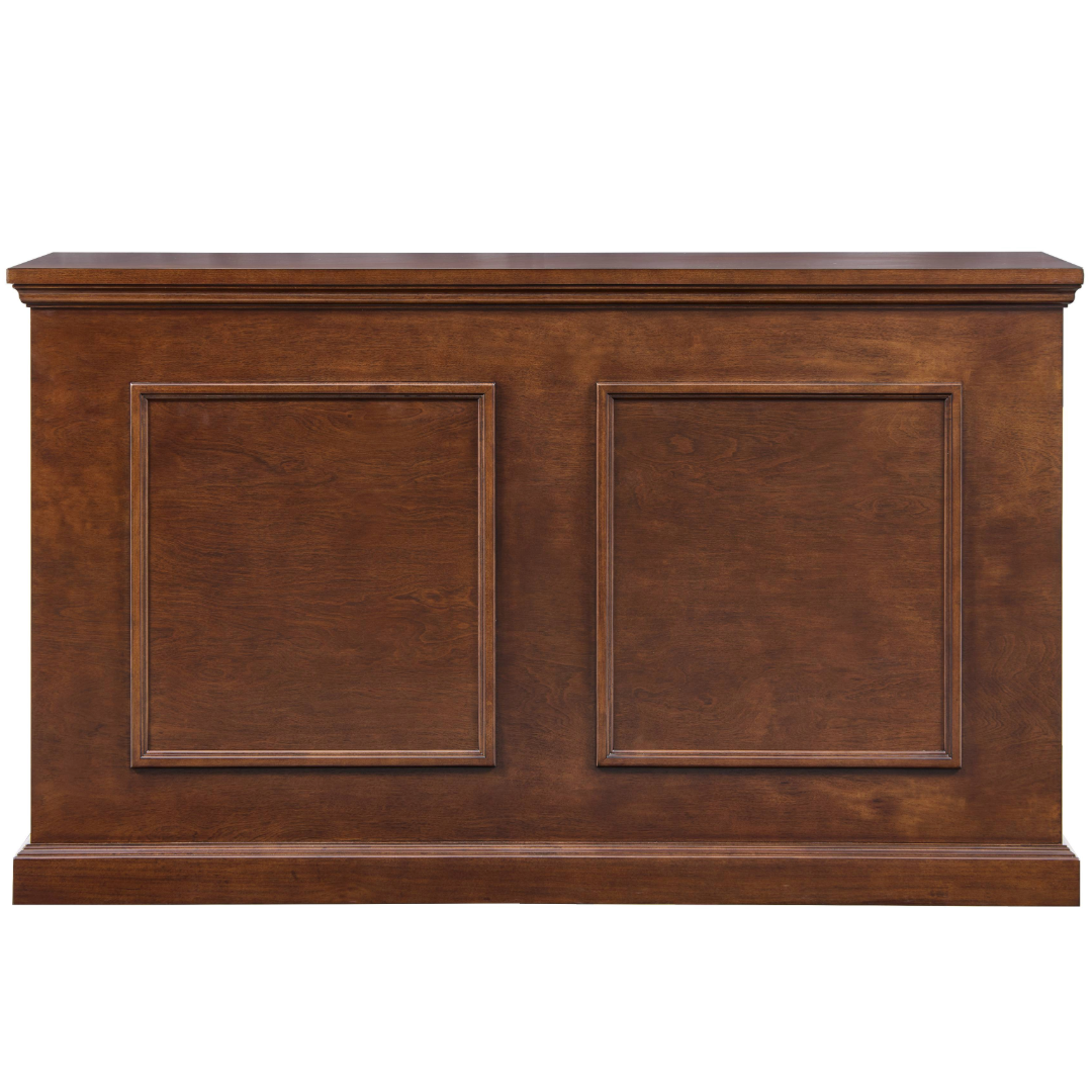 74008 Grand Elevate Smart TV Lift Cabinet front view with lid closed on white.