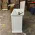 Touchstone Large Shoreline Smart TV Lift Cabinet 74010 in White - open box model photographed in the warehouse.