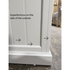 Touchstone Large Shoreline Smart TV Lift Cabinet 74010 in White - open box model photographed in the warehouse.