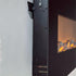 Onyx 80001 Wall Mounted Electric Fireplace detail shot.