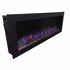 Sideline Outdoor/Indoor 80017 Wall Mounted Electric Fireplace pictured from a angle.