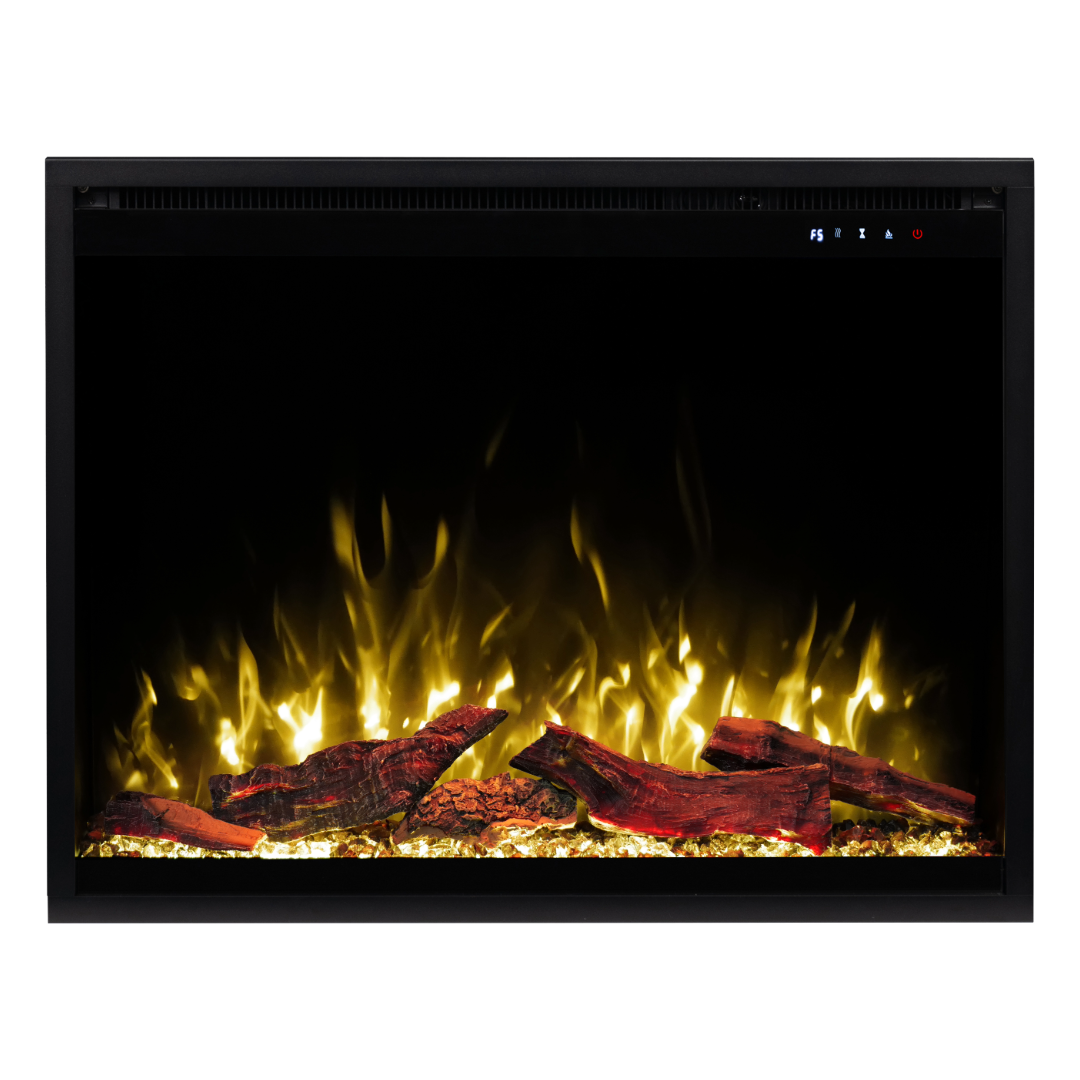 Fireplug™ Pro 33 inch Smart Electric Fireplace Insert with Fire